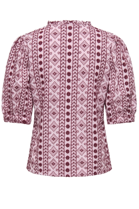 Only onlpippi life ss emb. v-neck top wv